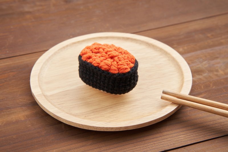 pom pom sushi 针织寿司【鲑鱼卵军舰】 - 玩具 - 聚酯纤维 