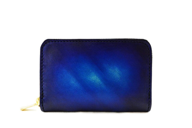 ACROMO Green Key Purse - 钥匙链/钥匙包 - 真皮 蓝色