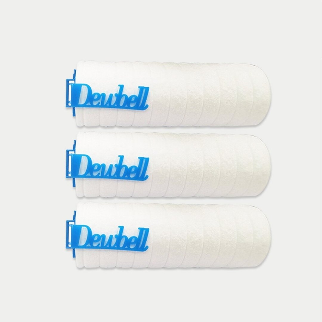 Dewbell 沐浴除氯过滤水器滤芯 3 入装 - 蓝色基本款 (适用 F15) - 卫浴用品 - 其他材质 白色