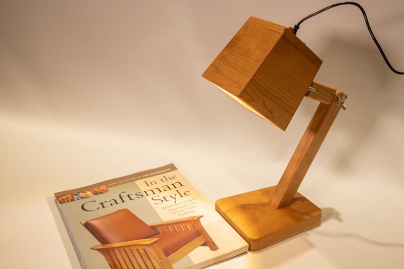 【新品】【非木不可】实木阅读灯 - 灯具/灯饰 - 木头 咖啡色