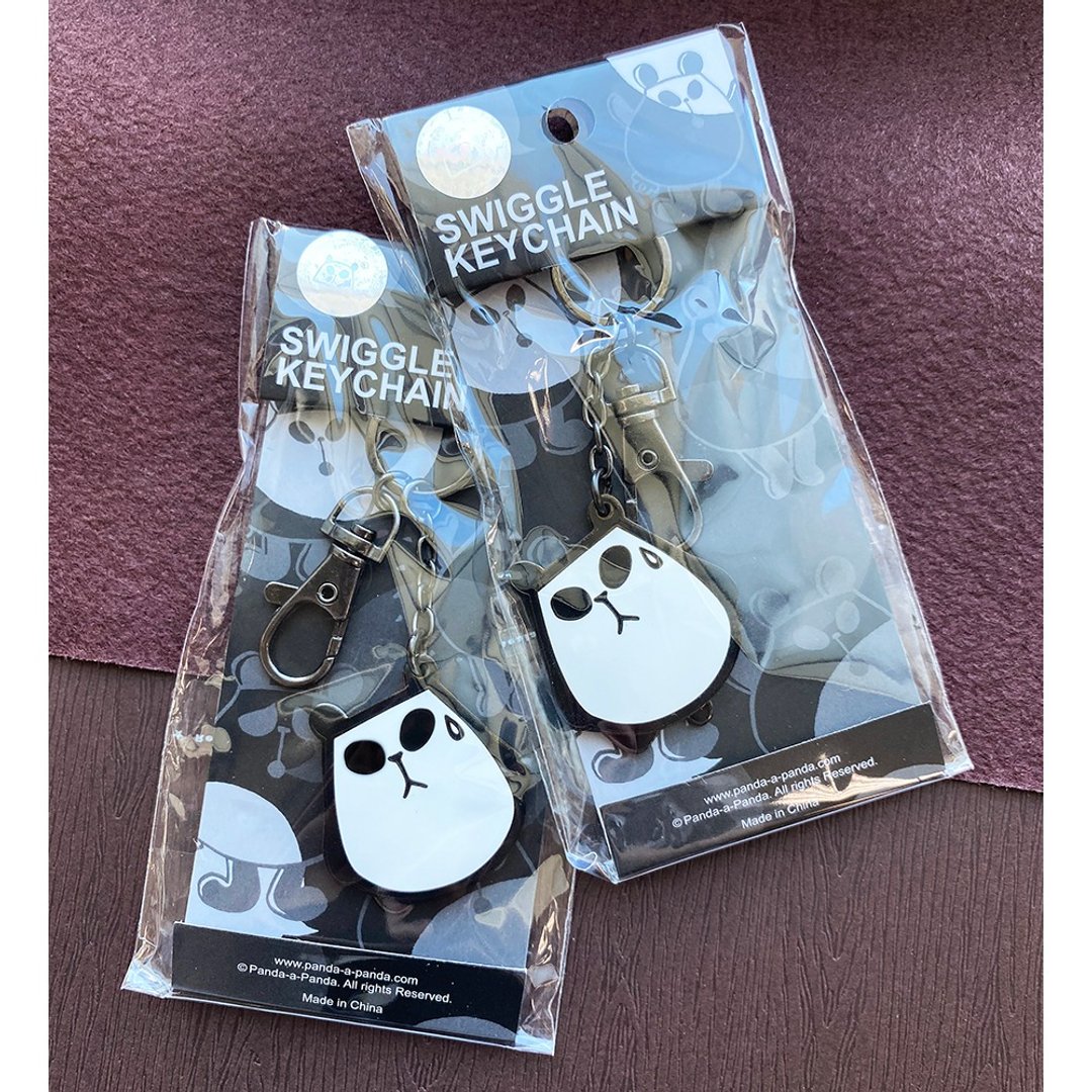 【组合包】聋猫Panda-a-Panda钥匙圈 - 钥匙链/钥匙包 - 其他金属 黑色