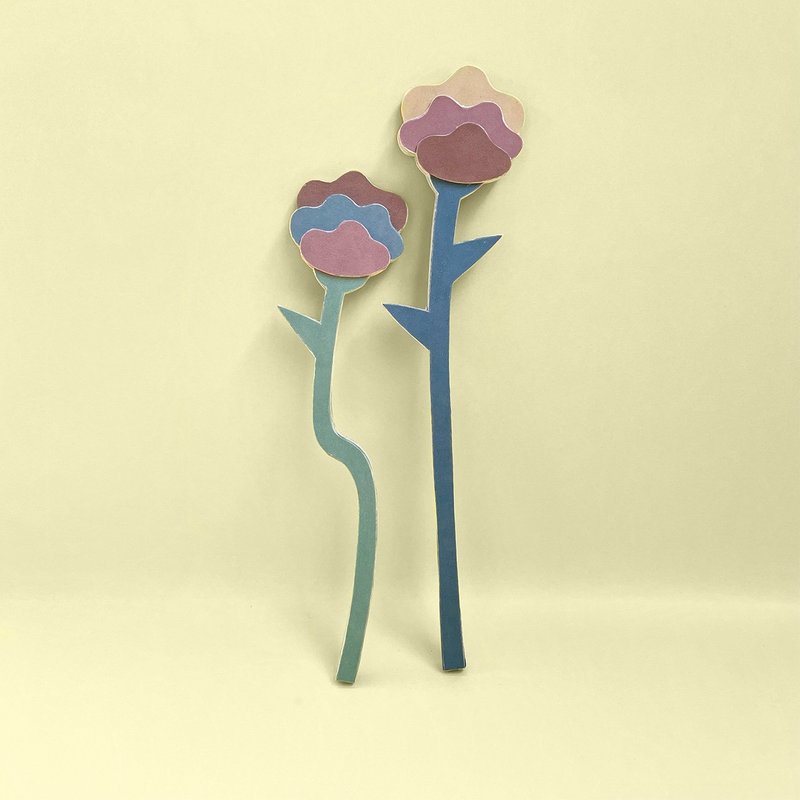 纸花物件康乃馨（套装） - 摆饰 - 纸 多色