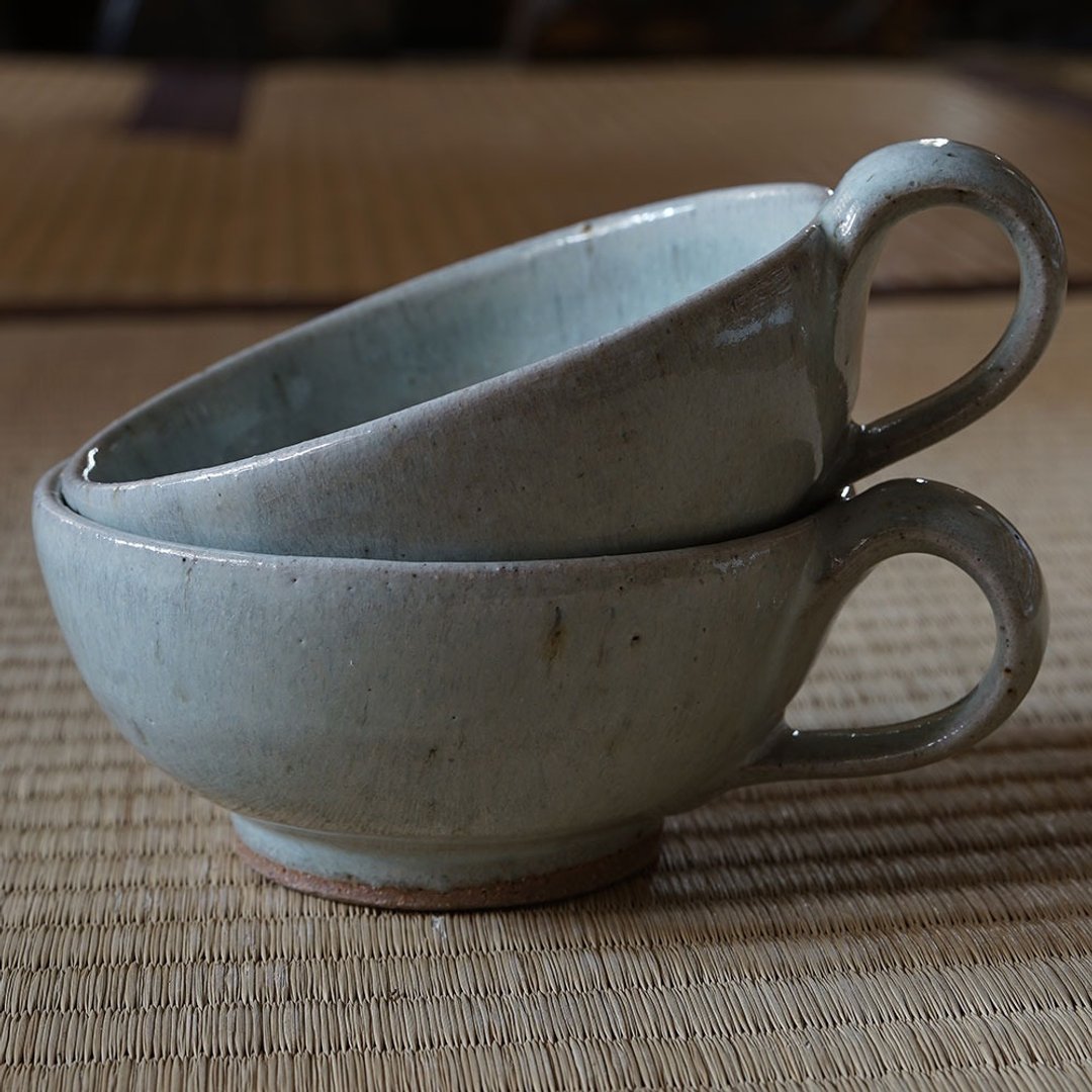 木器窑灰釉汤杯 - 咖啡杯/马克杯 - 陶 