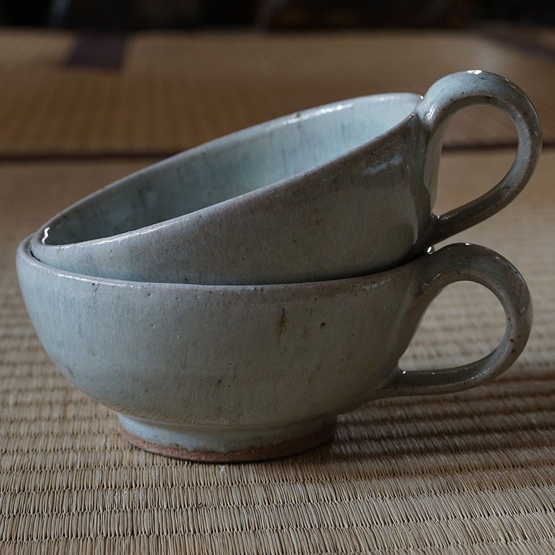 木器窑灰釉汤杯 - 咖啡杯/马克杯 - 陶 