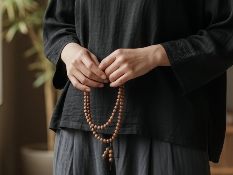 市集限定合香珠108颗手串 - 手链/手环 - 玉石 多色