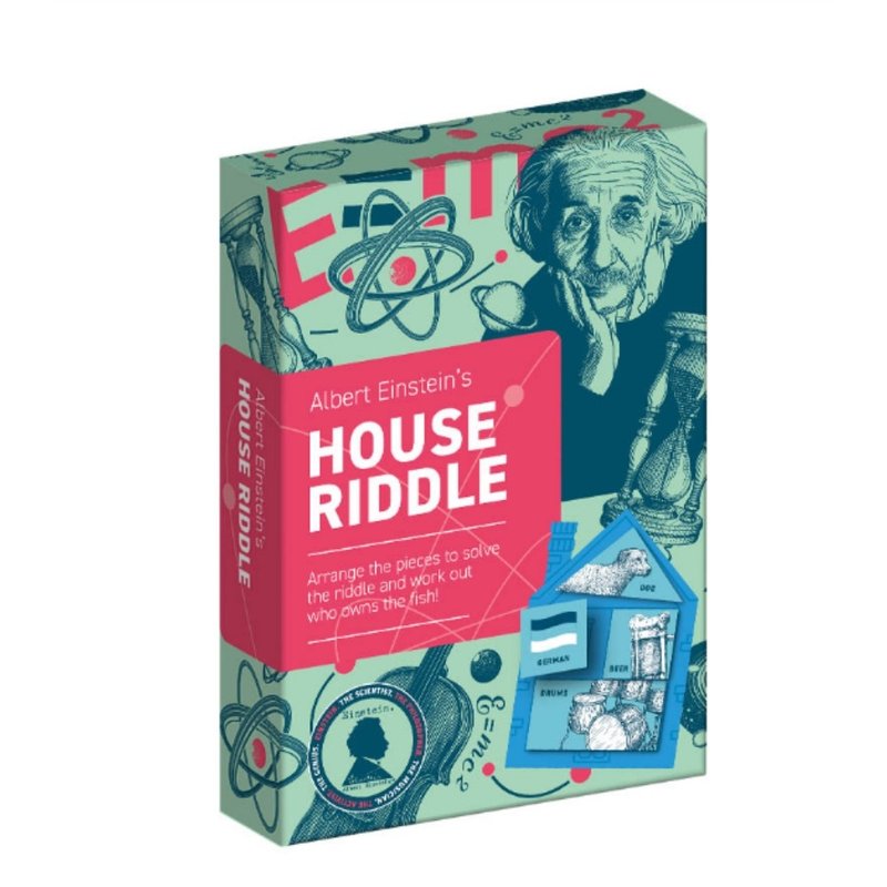 英国Professor Puzzle 爱因斯坦的五屋谜题(小盒) - 桌游/玩具 - 其他材质 银色