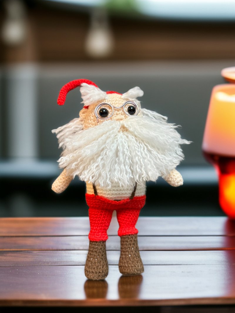 手工编织圣诞老人 - 玩偶/公仔 - 绣线 多色