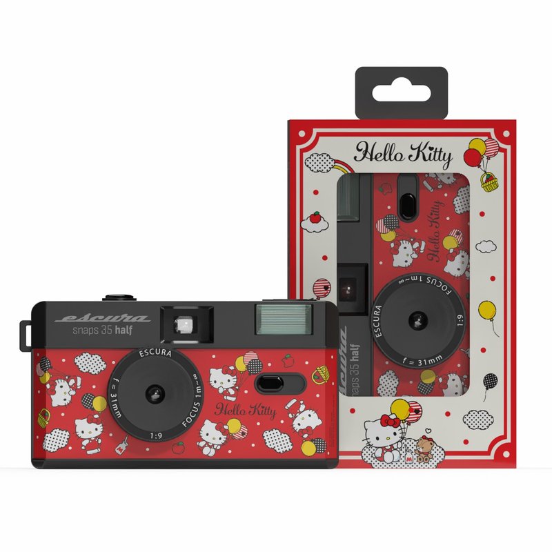 Sanrio【Hello Kitty】限定 特别版 半格底片相机 可重用 - 相机 - 塑料 