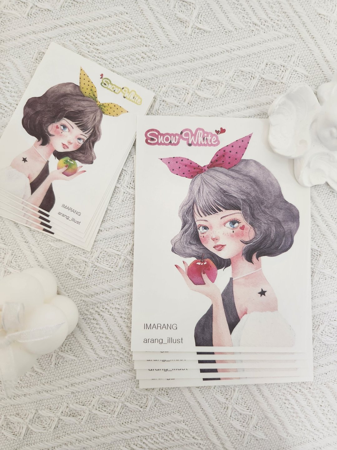 Snow white - 贴纸 - 纸 