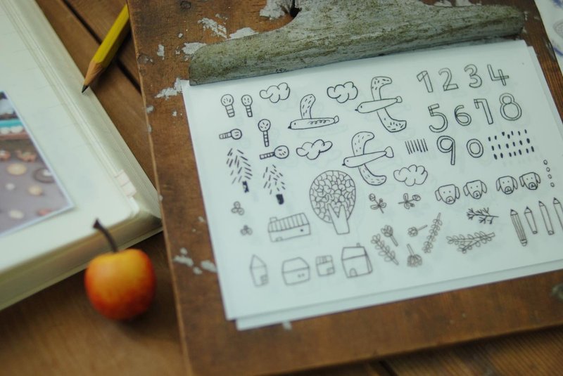 小岛匠所 转印贴纸 - 小岛日常 - 贴纸 - 塑料 