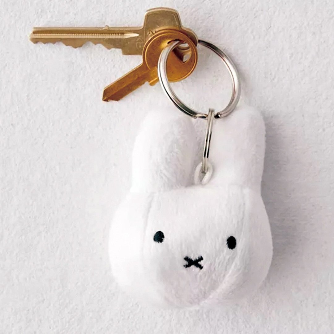 Miffy 正版米菲兔大头 绒毛钥匙圈 娃娃吊饰 钥匙圈 - 钥匙链/钥匙包 - 其他材质 
