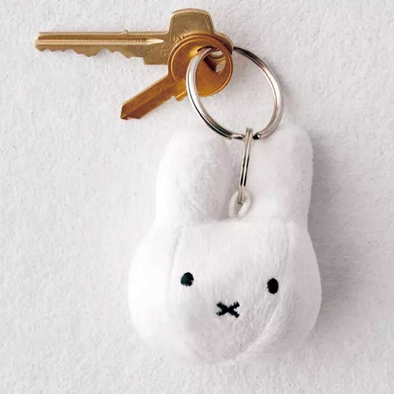 Miffy 正版米菲兔大头 绒毛钥匙圈 娃娃吊饰 钥匙圈 - 钥匙链/钥匙包 - 其他材质 