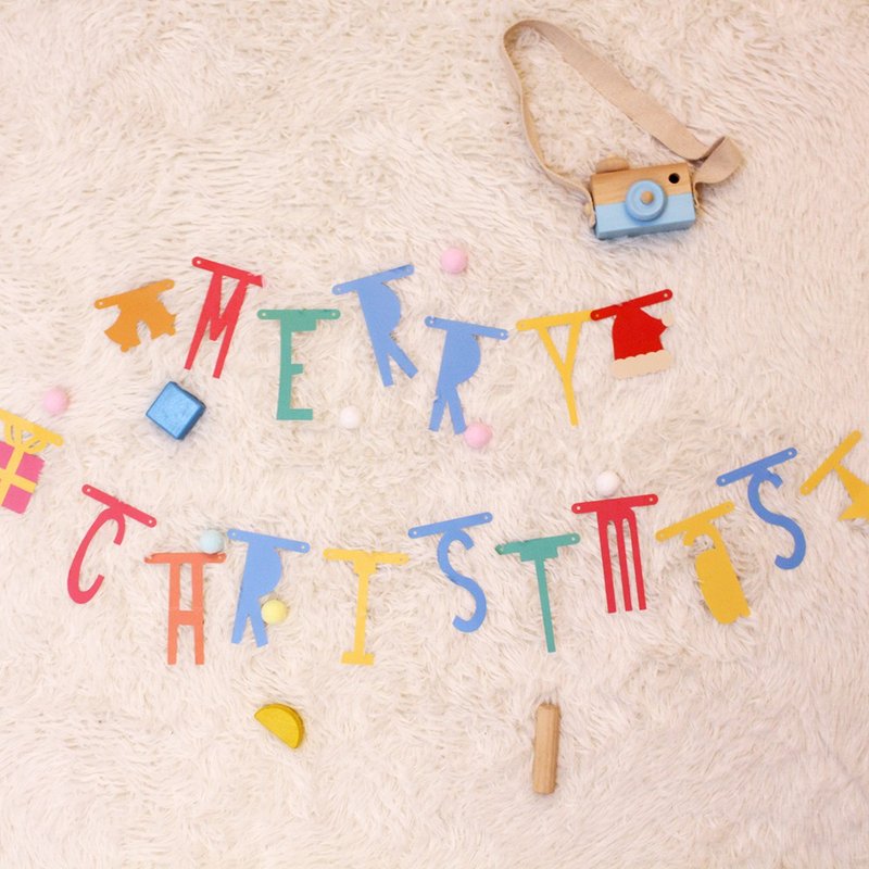 【字串】有亮点//字串布置挂饰-欢乐圣诞 - 其他 - 纸 多色