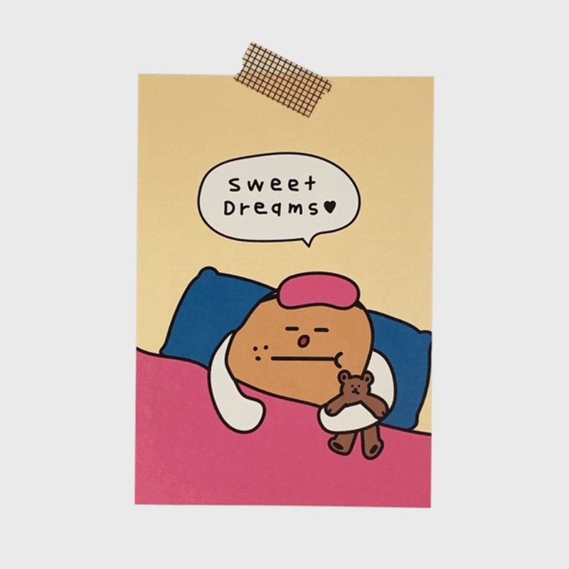 SASIM SWEET DREAMS 插画明信片 - 卡片/明信片 - 纸 