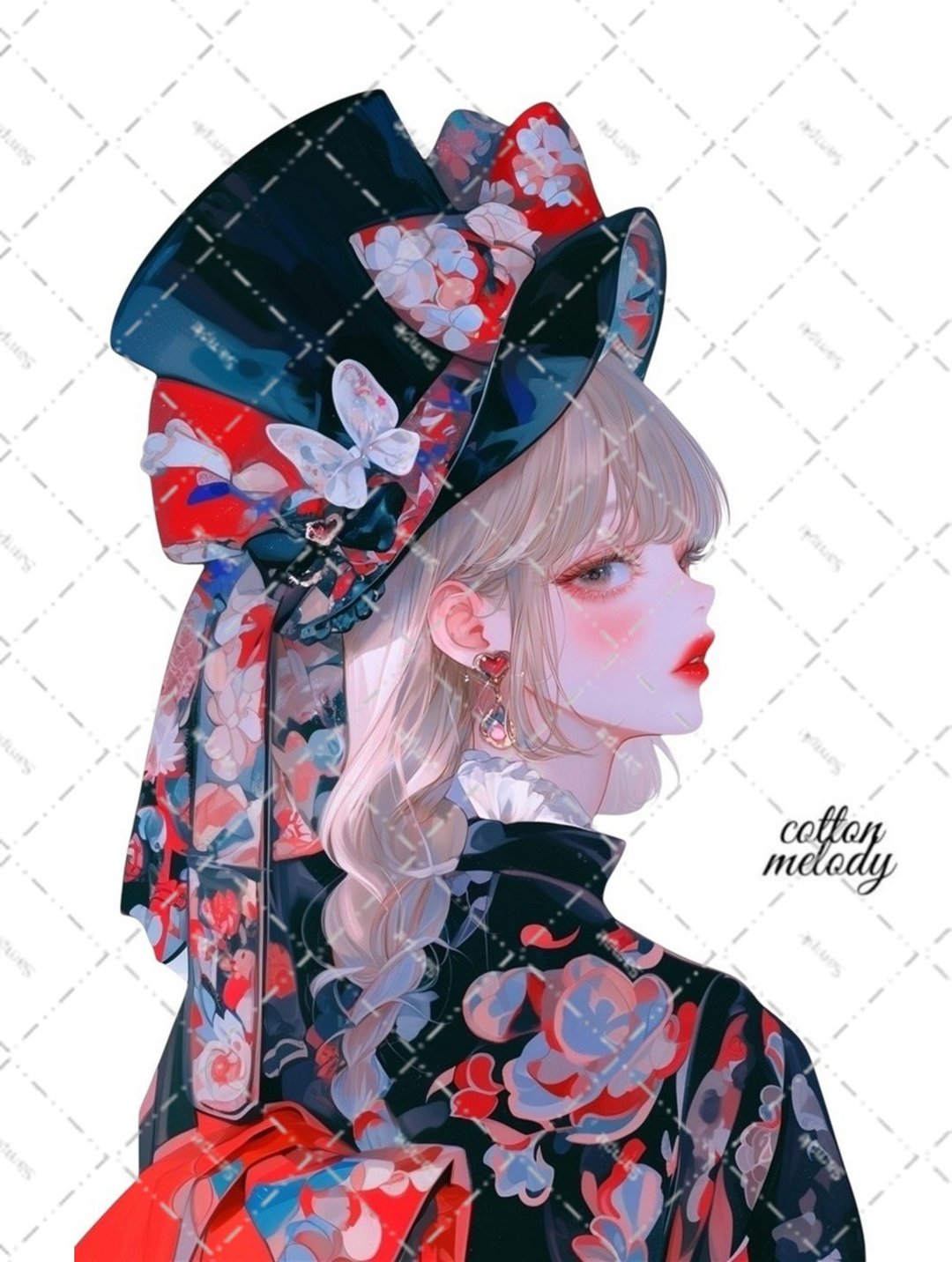 原创贴纸 no.6974 人物贴纸 原创贴纸 人物贴纸 女孩贴纸 原创人物贴纸 - 贴纸 - 纸 