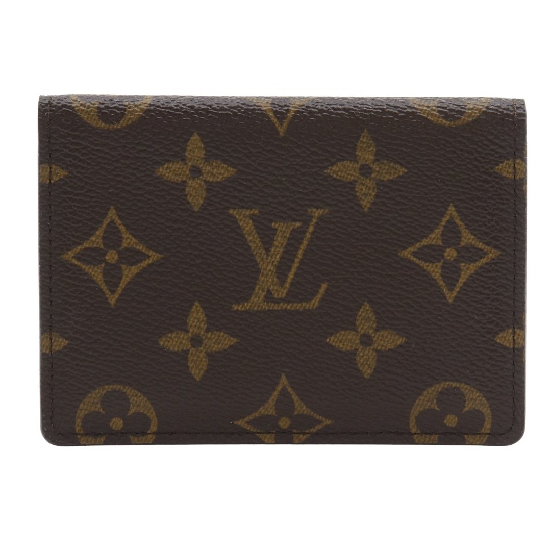【日本直送】路易威登 LOUIS VUITTON Porte 2 Cartes Vertical 证件夹 M60533 Monogram 咖啡色 CA1025【二手】 - 证件套/卡套 - 人造皮革 咖啡色