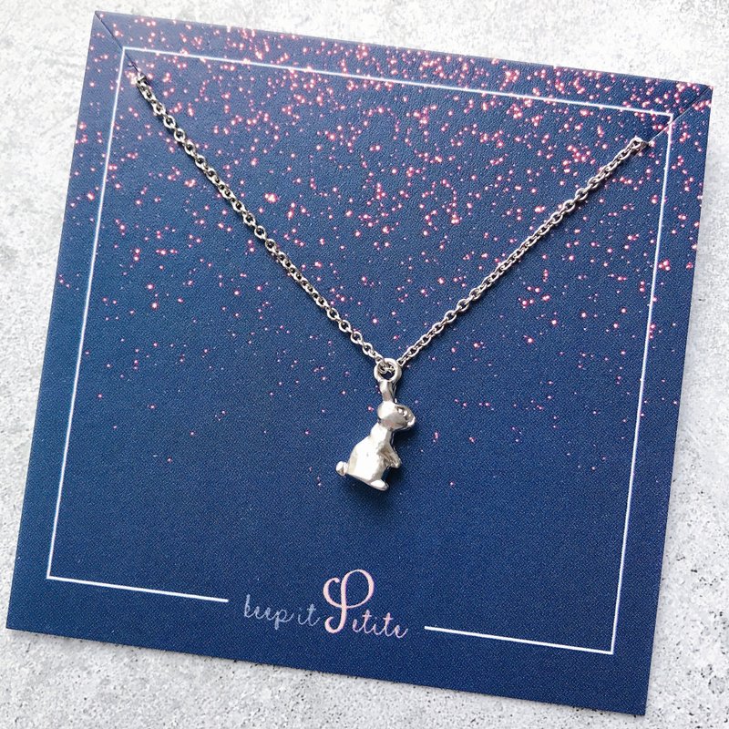 爱丽丝的秘密 | 小兔子 项链 闺蜜 姐妹 - 项链 - 其他金属 银色