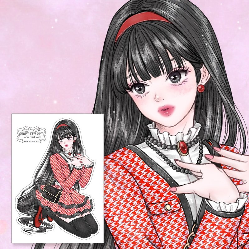 玉石贴纸 - 贴纸 - 纸 