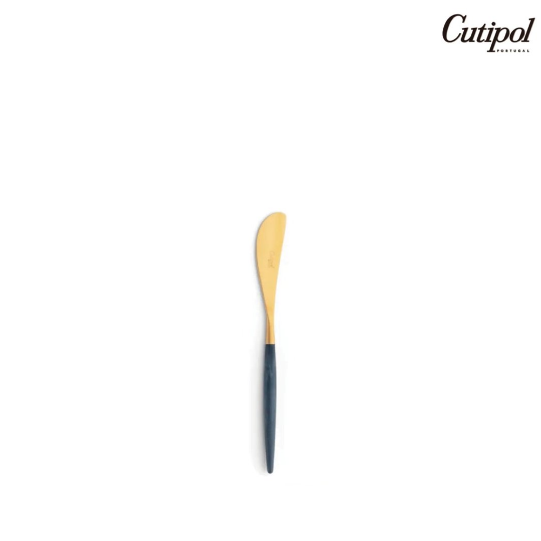 葡萄牙 Cutipol | GOA / 蓝金 / 奶油刀 - 餐刀/叉/匙组合 - 不锈钢 蓝色