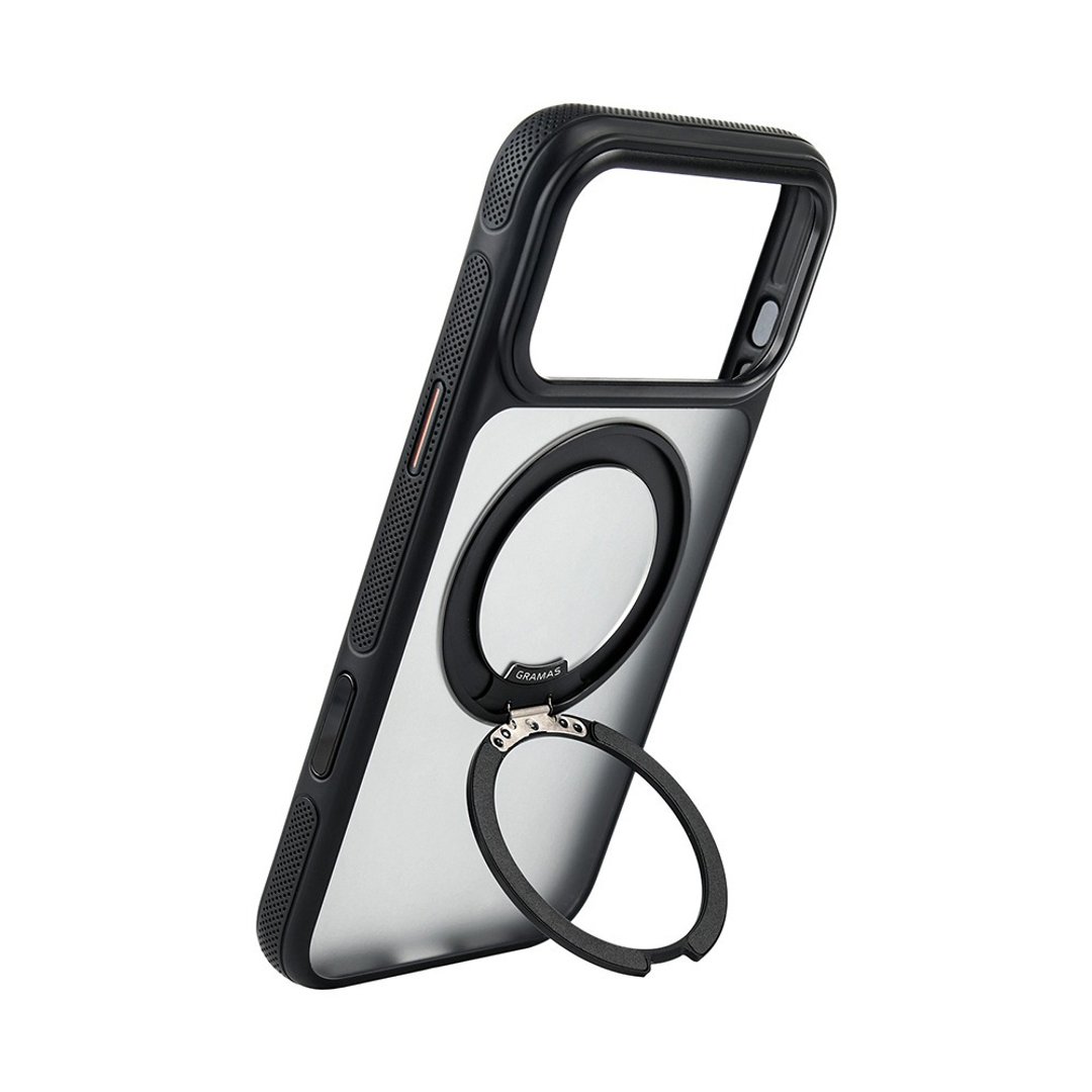 iPhone 17 Pro /17 Pro Max Mag-O 360 旋转支架磁吸壳 - 手机壳/手机套 - 塑料 黑色