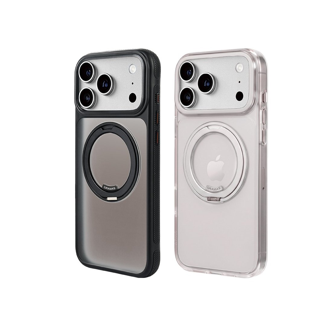 iPhone 17 / 18 系列 Mag-O 360 旋转支架磁吸壳 - 手机壳/手机套 - 塑料 黑色