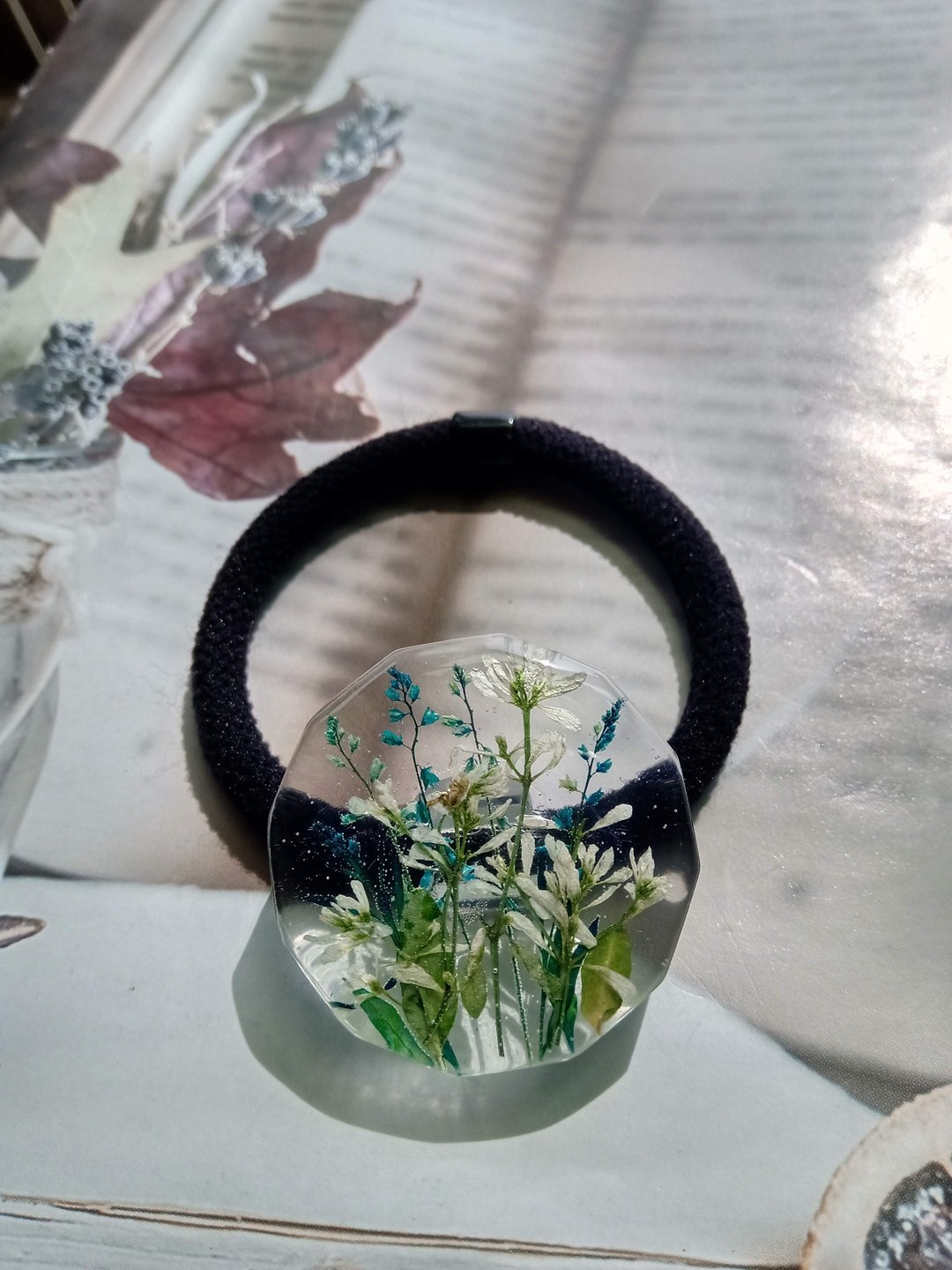 手作押花饰品 | 发带饰品 | 小花 - 发饰 - 树脂 多色