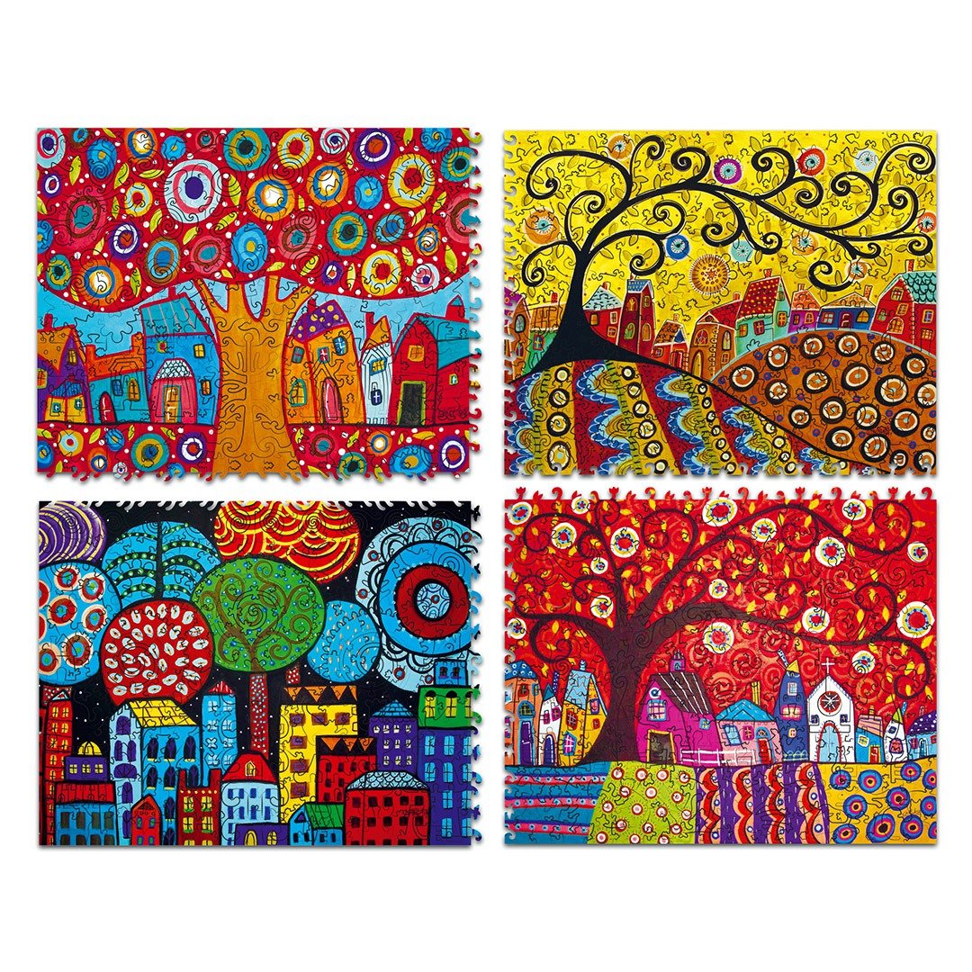 DAVICI Wooden Jigsaw Puzzles - Dreaming trees - 桌游/玩具 - 木头 