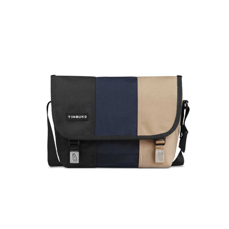 TIMBUK2 CLASSIC MESSENGER ECO 经典邮差包 XS - 黑蓝米拚色 - 侧背包/斜挎包 - 其他材质 多色