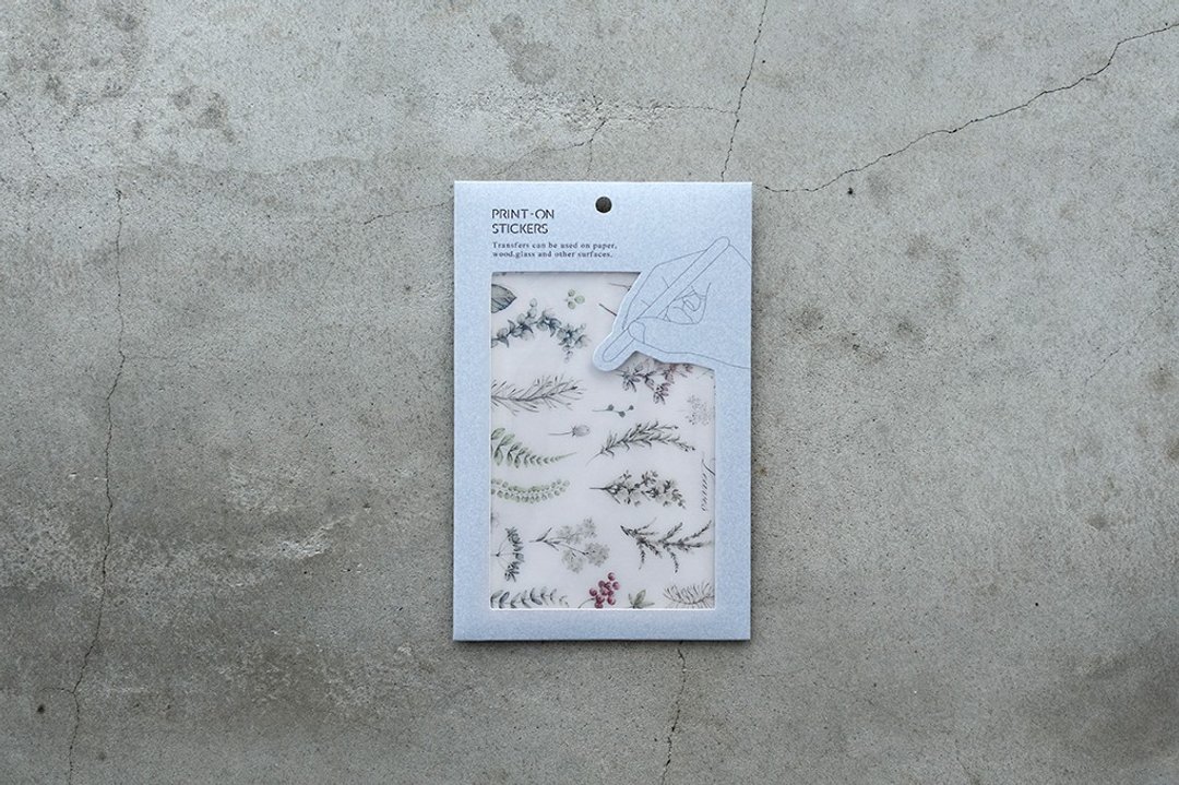【Print-On Stickers】|绝版品套装系列02 浪漫花园| 手帐贴纸 - 贴纸 - 其他材质 多色