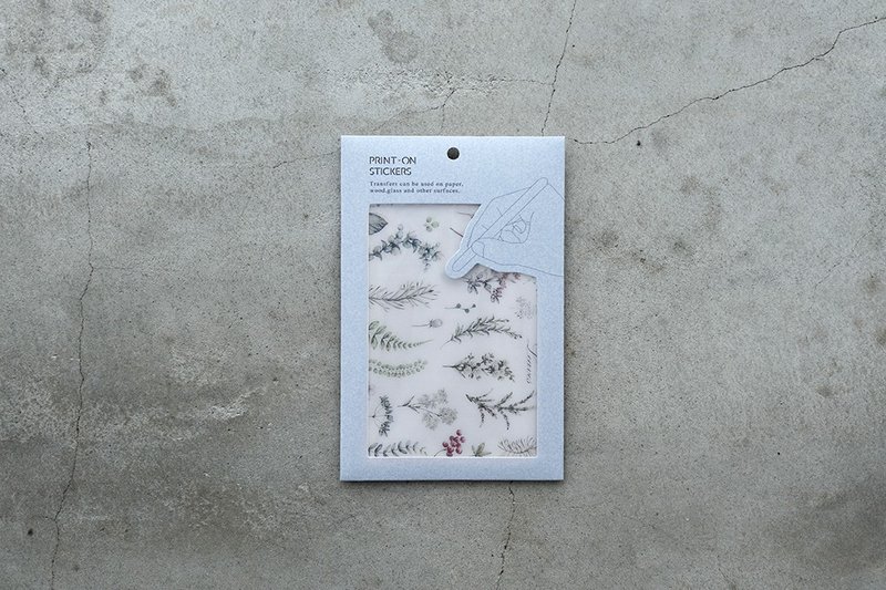 【Print-On Stickers】|绝版品套装系列02 浪漫花园| 手帐贴纸 - 贴纸 - 其他材质 多色