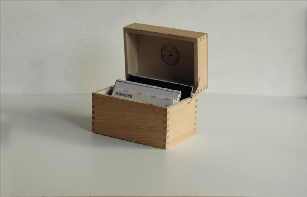 【仓敷意匠】栗材 明信片收纳盒 : 17104-01 - 收纳用品 - 木头 