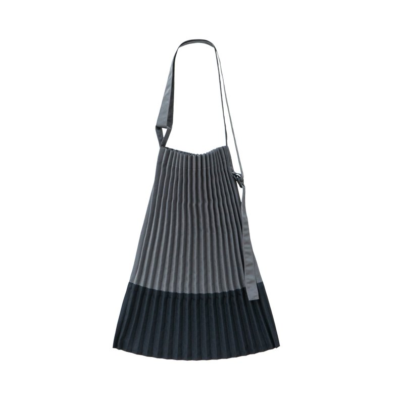 Errorism * 拼色压褶两用购物袋 - 侧背包/斜挎包 - 防水材质 