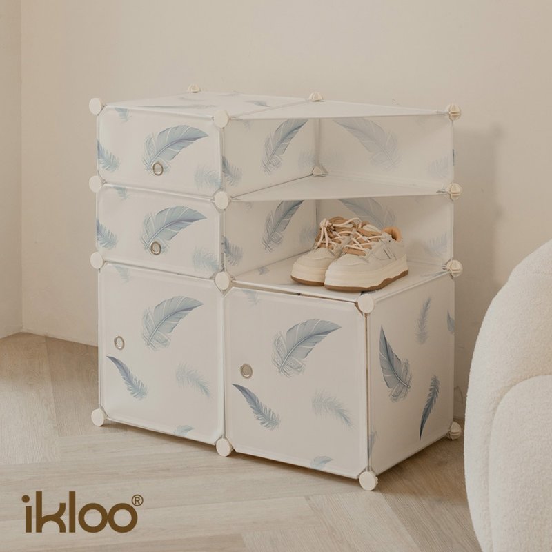 【ikloo】清爽柔和系多用途收纳柜 - 收纳用品 - 塑料 白色