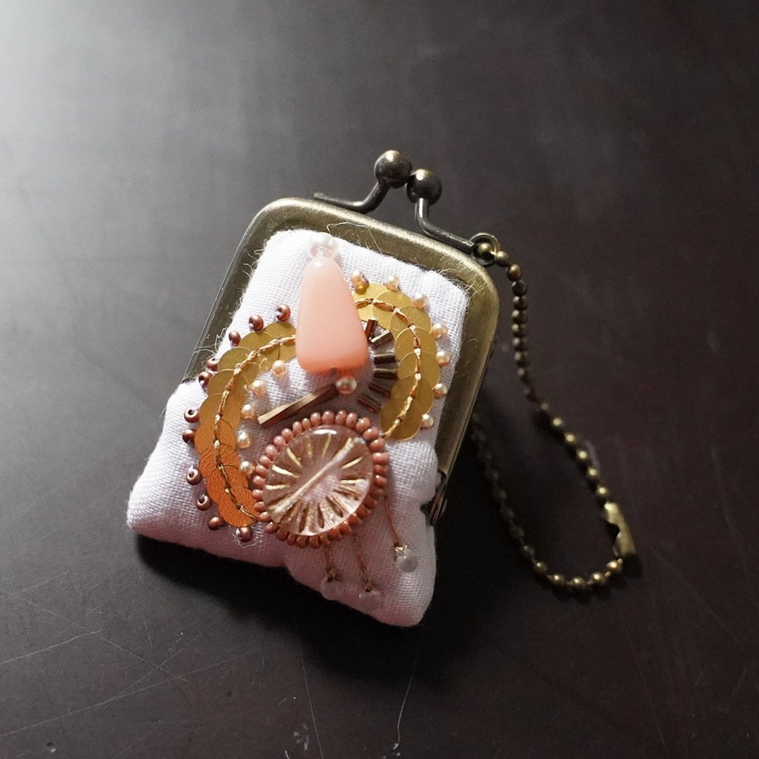 tiny purse for rings and pill,coins,accessories, purple × pink purse 44 - 化妆包/杂物包 - 塑料 紫色