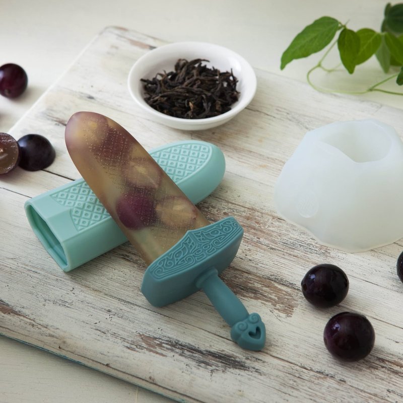 【喜朋 SiPALS】食兵器 - 剑形制冰器 (无首剑) - 厨房用具 - 硅胶 蓝色