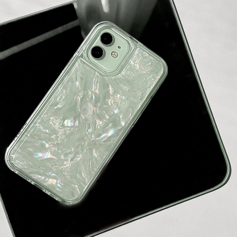梦游仙境－可客制化  质感真贝壳 手机保护壳 iphone 12 pro max - 手机壳/手机套 - 贝壳 多色