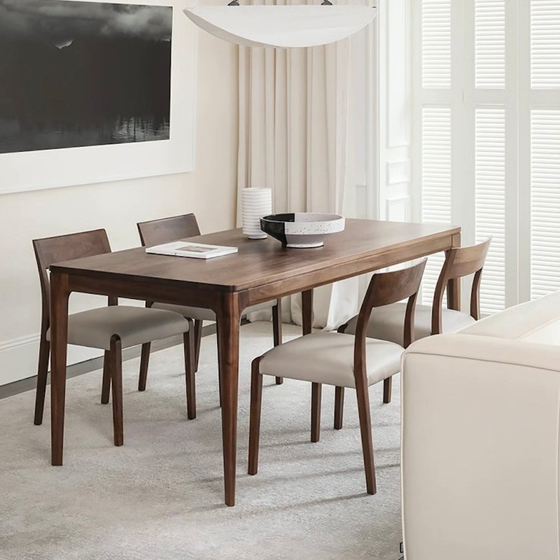 【D3原木家居】Owen 北美胡桃木餐桌 实木餐桌 - 餐桌/书桌 - 木头 