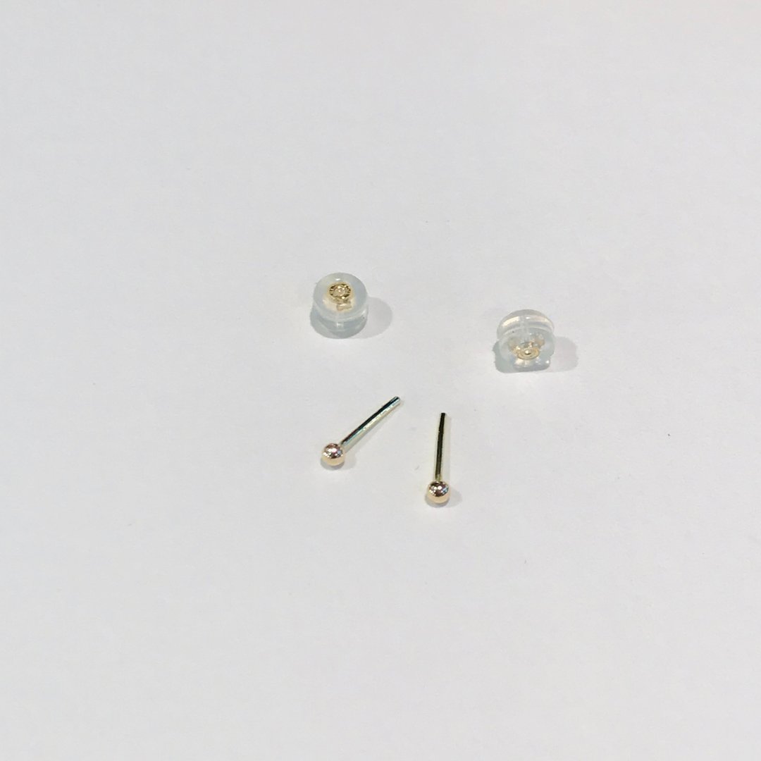 18k Gold Earring - 耳环/耳夹 - 贵金属 金色