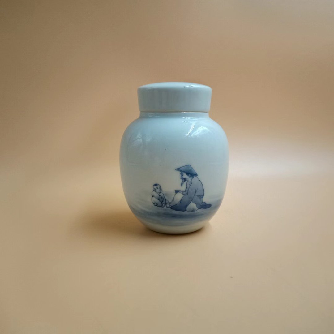 拾金 青花茶仓 二两装 - 其他 - 瓷 
