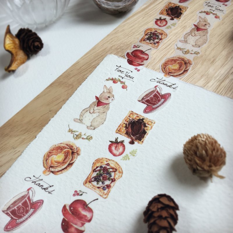 Rabbitoffee The Red Rabbit (Season 2 No.1) - 纸胶带 - 纸 