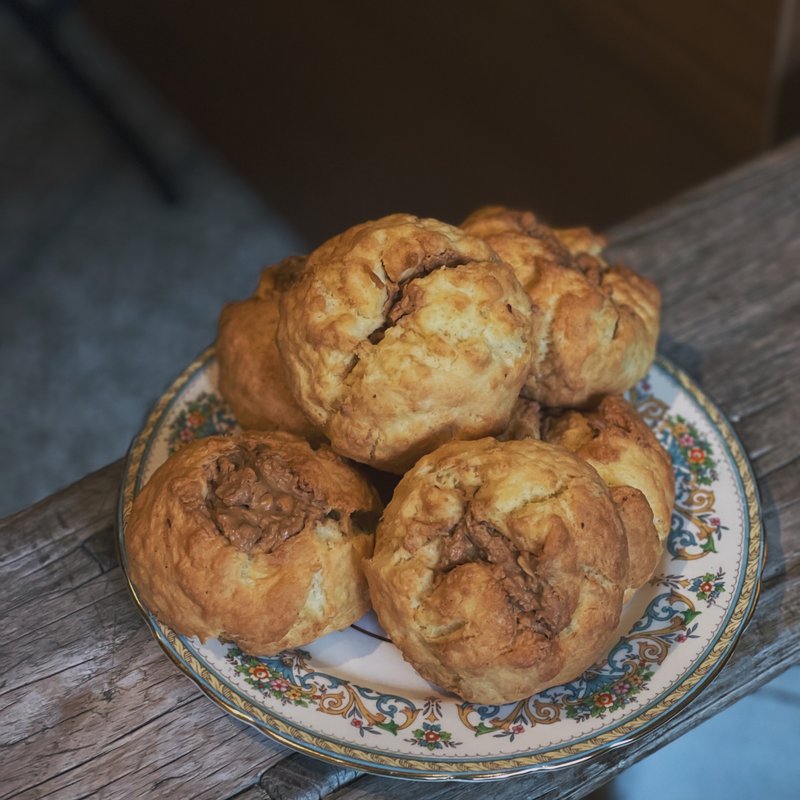 英式司康/scone |  比利糖珍珠糖、颗颗花生、蓝莓 - 蛋糕/甜点 - 新鲜食材 