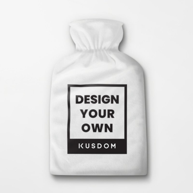 【定制化礼物】暖水袋 热敷袋│居家用品/礼物/情人/保暖品 - 其他 - 棉．麻 白色