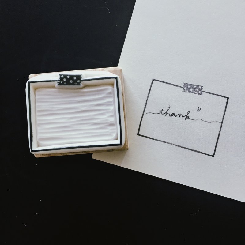 Deerday手刻章 memo章 - 印章/印台 - 橡胶 黑色