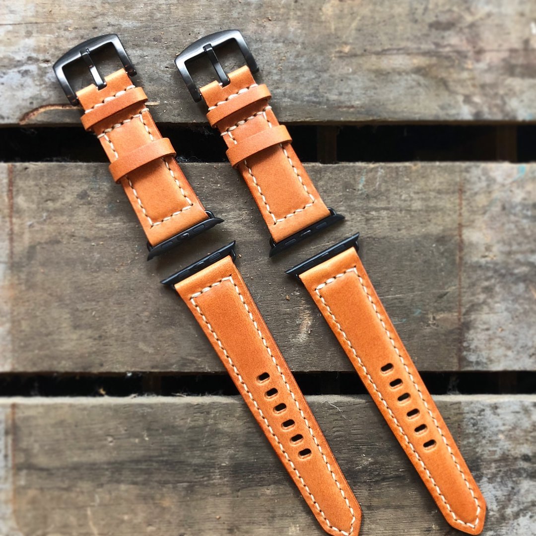 AppleWatch 表带 x两入组x 好好缝 皮革材料包 手工包 Watchstrap - 皮件 - 真皮 