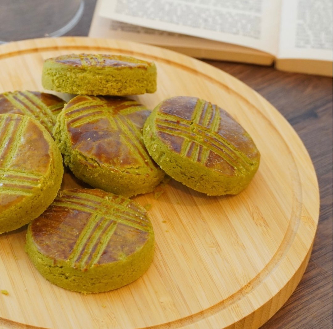 【经典商品】静冈抹茶-布列塔尼酥饼(六入一组) - 手工饼干 - 新鲜食材 