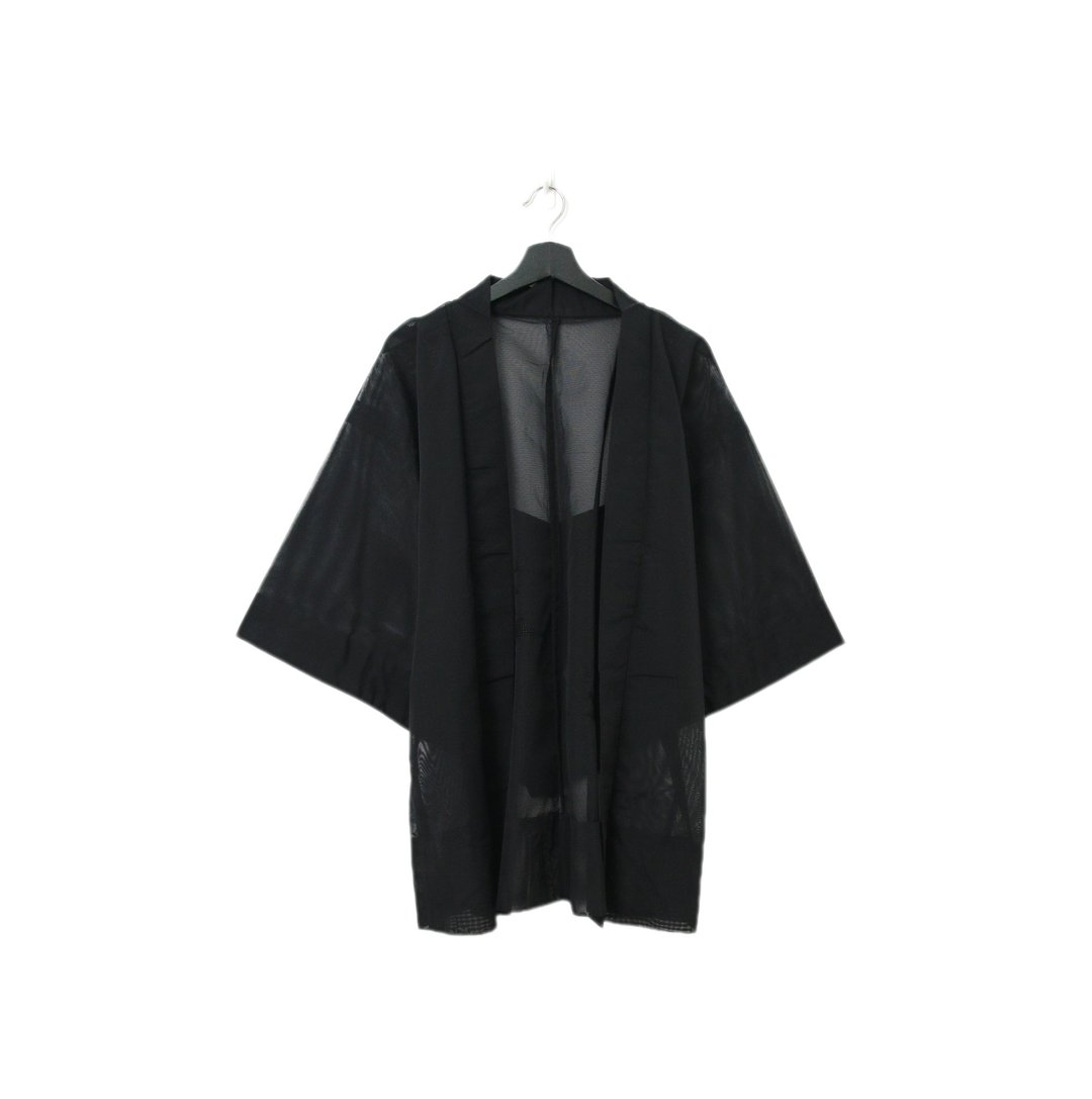 Back to Green-日本透肤羽织 刺绣 山林屋 tf-25/vintage kimono - 女装休闲/机能外套 - 棉 