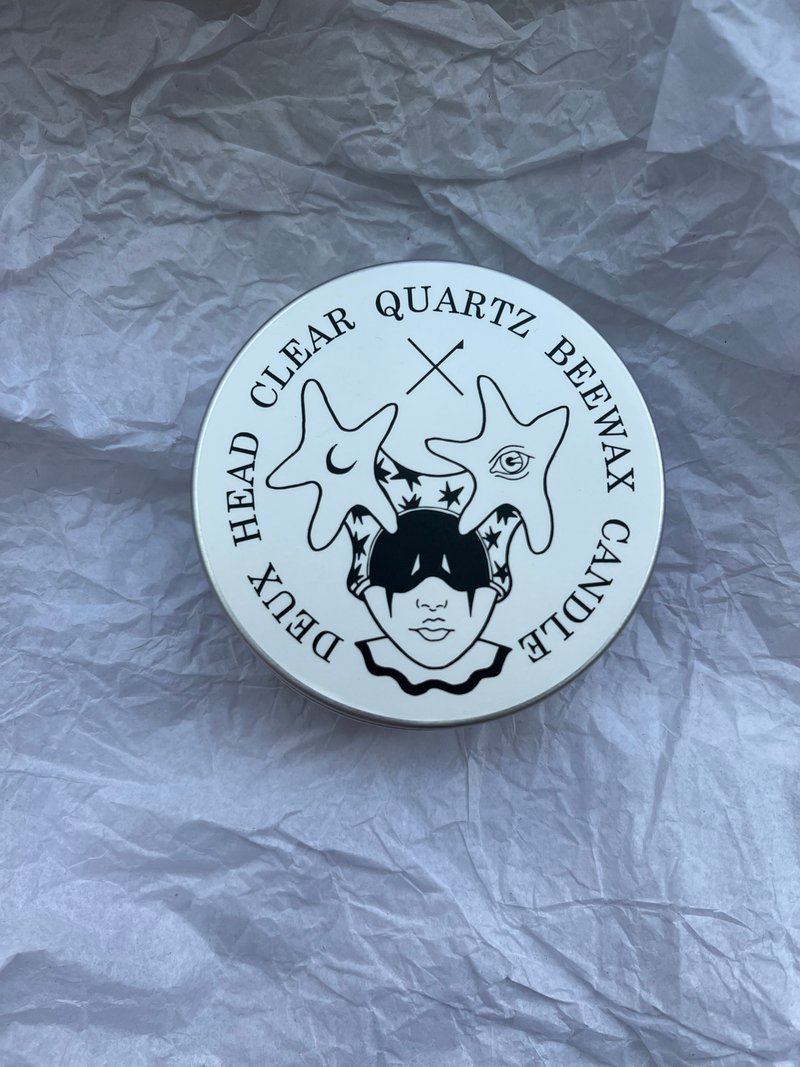 破咒双头圣蓟白水晶纯蜂蜡蜡烛 - 蜡烛/烛台 - 其他材质 