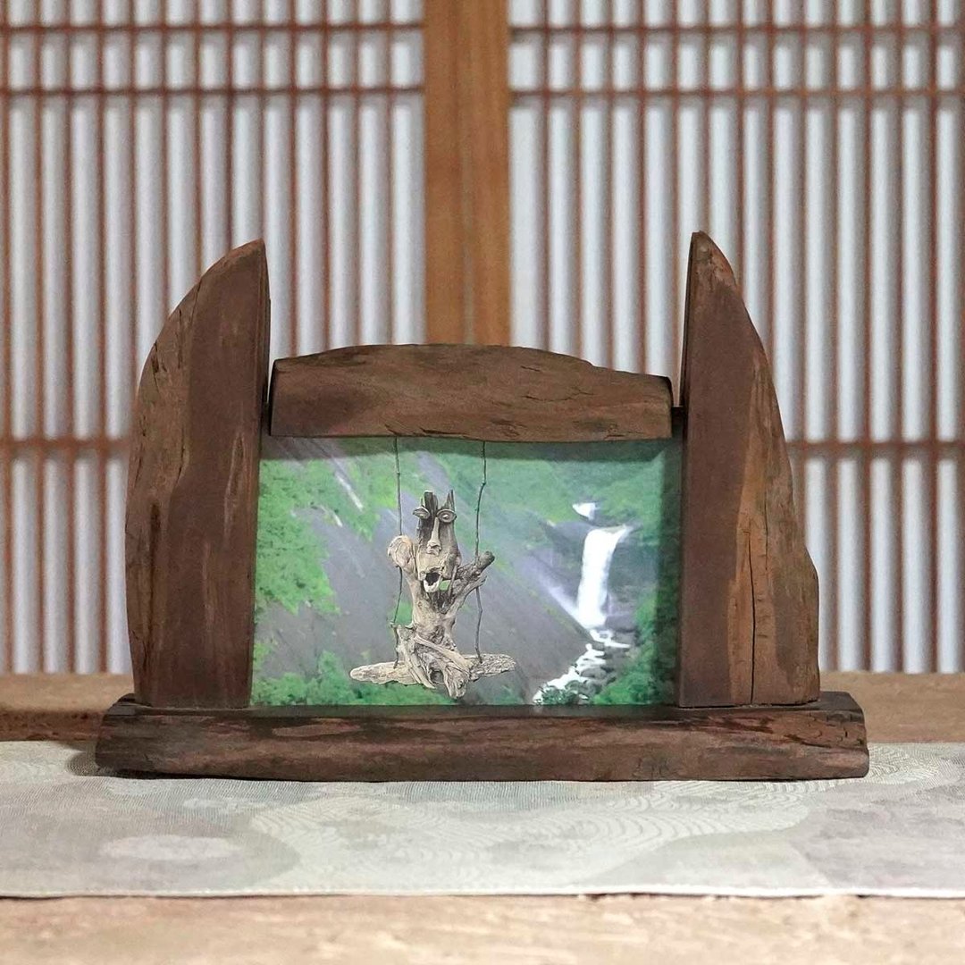 漂流木相框 画框 木框 漂流木艺术 木质摆饰 自然艺术 108 - 画框/相框 - 木头 咖啡色