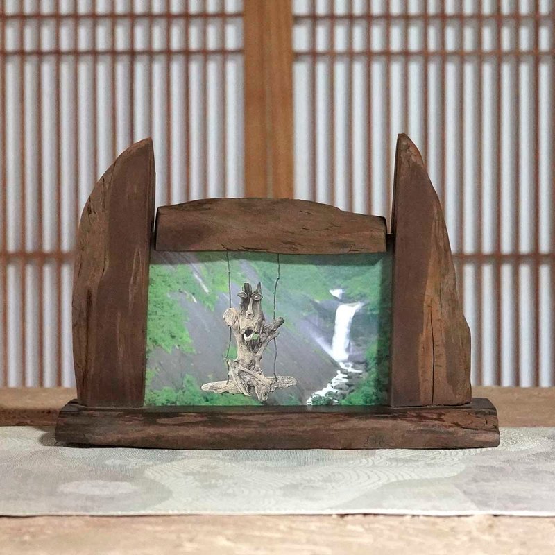 漂流木相框 画框 木框 漂流木艺术 木质摆饰 自然艺术 108 - 画框/相框 - 木头 咖啡色