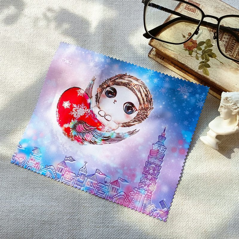 【好喵】擦拭布/眼镜布/拭镜布- 飞天暖暖猫 - 眼镜盒/眼镜布 - 聚酯纤维 